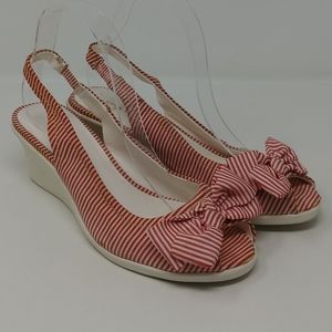 Lower East Side Bow Tow Wedges Wmn 7 1/2